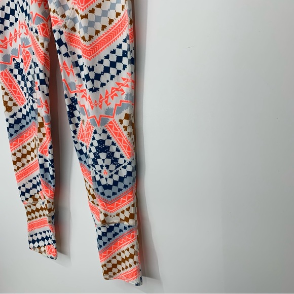 Free People Movement Geometric Boho Fireside Base Layer Leggings Nwot Size Small - Picture 8 of 16